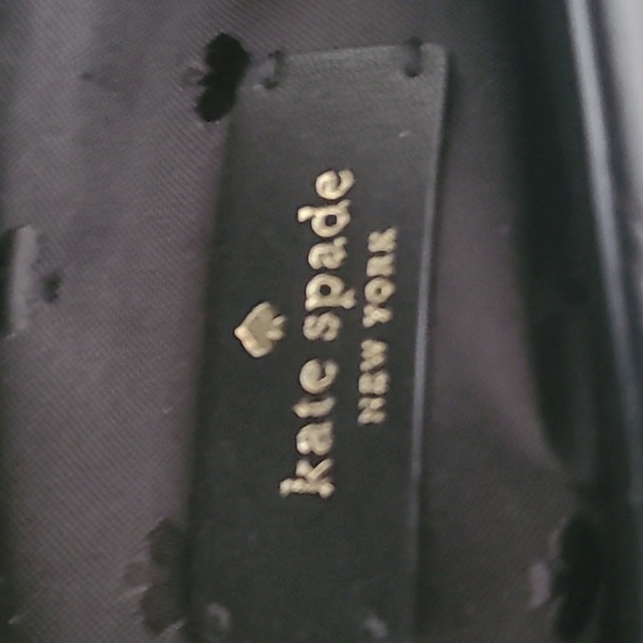 Kate Spade Quilted Black Shoulder Bag with Gold Chain - Picture 8 of 11